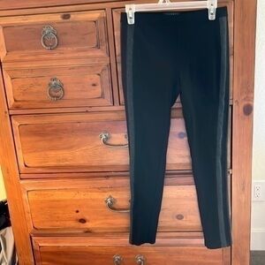 Sanctuary Women’s black and gray stretch knit pants size medium Preloved